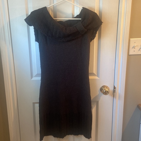 Reitmans Black Knitted Dress Size Small - Picture 6 of 6